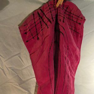 brown and pink contemporary Scarf/wrap